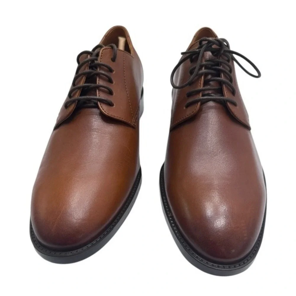 Cole Haan Mens Hawthorne Brown Leather Lace Up Oxford Dress Shoes Size 8 M‎ NWOT